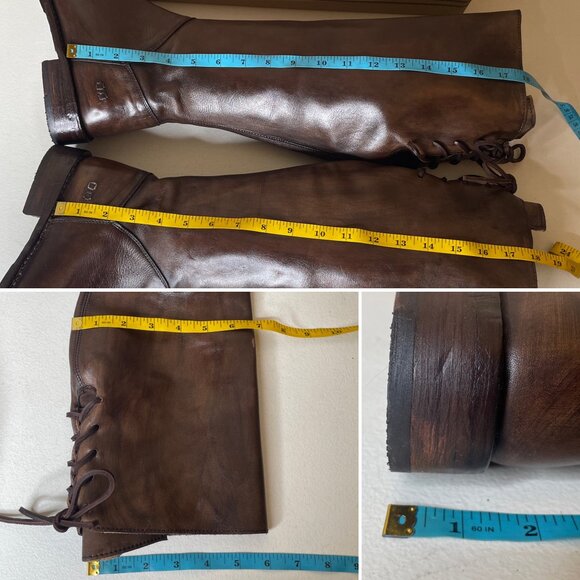 BED STU Manchester Distressed Leather Riding Boots BEDSTU Size 8 - Picture 8 of 16